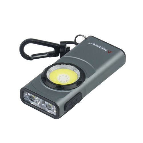 Mactronic - Schlüsselanhänger Taschenlampe Flagger Nano - 500lm - USB-C - Magnet - Grau - PHH0136/135 - LED-Taschenlampen