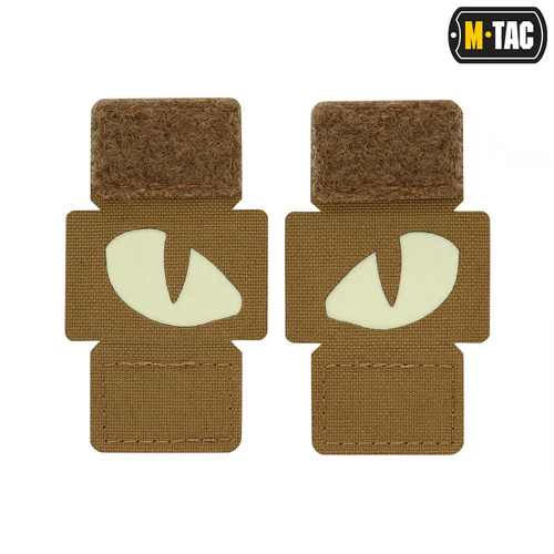 M-Tac - Tiger Eyes Laser Cut Reflektierende Flecken - Paar - Coyote - 51140005 - Andere