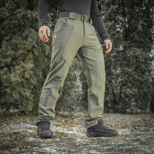 M-Tac - Trekking Softshell Winterhose - Olive - 20306001 - Cargohosen - Bekleidung