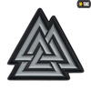 M-Tac - 3D PVC Patch Valknut - Schwarz / Grau - 51163211