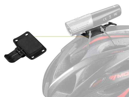 Taschenlampenhüllen und -halter - Fenix - Fahrradhelmhalterung für Taschenlampe - ALD-08