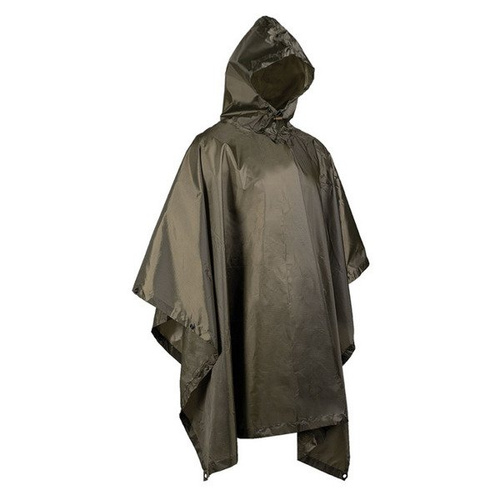 Mil-Tec - Poncho Basic - Ripstop - Olive - 10628001 - Ponchos - Regenumhänge