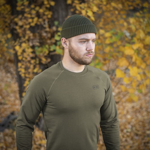 M-Tac - Raglan-Sweatshirt Athlete - Baumwolle - Dark Olive - 20455048 - Militär-Sweatshirts - Bekleidung