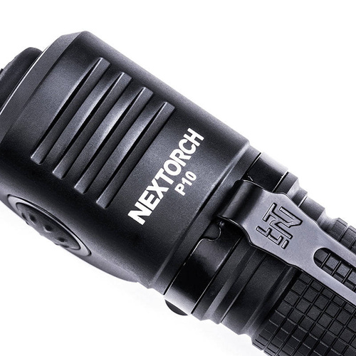 NEXTorch – P10 LED-Winkel-Taschenlampe – 1400 lm – Schwarz – P10 - Akku-Taschenlampen