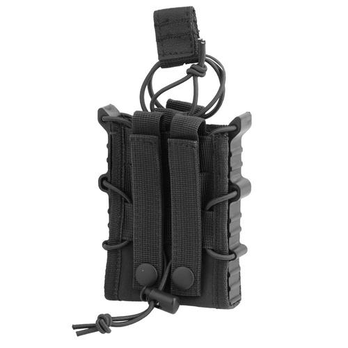 Magazin & Munitionstaschen - Mil-Tec - Flex Open Top Single Magazine Pouch - Black - 13497302