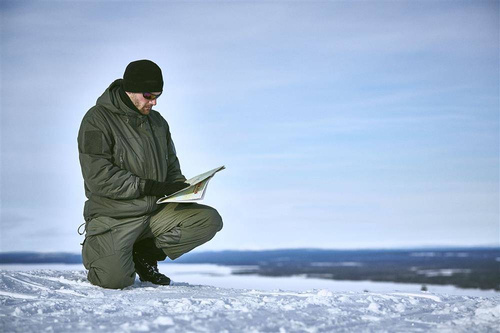 Tarnjacken - Helikon - Leichte Winterjacke Level 7 - Climashield® Apex™ - Flecktarn - KU-L70-NL-23