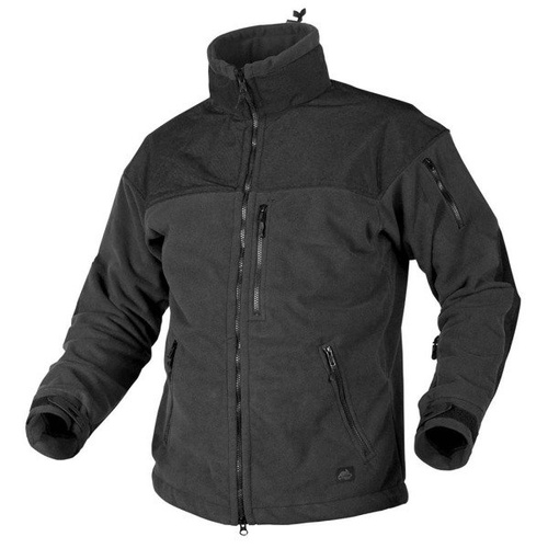 Helikon - Klassische Armee Windblocker Fleece-Jacke - Schwarz - BL-CAF-FM-01 - Fleece-Sweatshirts