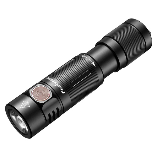 LED-Taschenlampen - Fenix - Wiederaufladbare LED Taschenlampe E05R - Schlüsselanhänger - 400 Lumen - Schwarz - 039-493