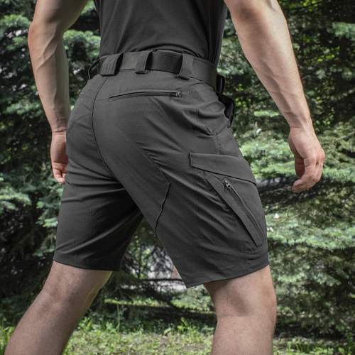 Bekleidung - M-Tac - Aggressor Sommer Flex Tactical Shorts - Schwarz - 20472002 - Kurze Hose