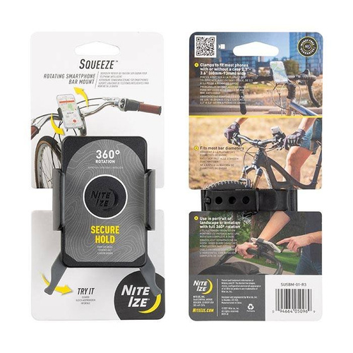 Nite Ize - Squeeze™ Rotierende Smartphone-Stangenhalterung - SUSBM-01-R3 - Verschiedenes