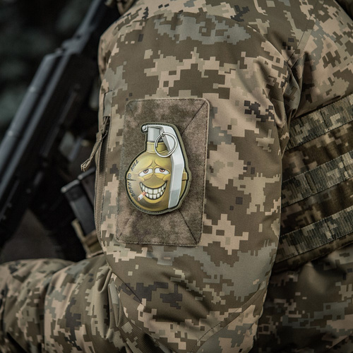 Verschiedenes - M-Tac - Aufnäher Lächelnde Granate M67 v2 - PVC 3D - Grün - 51139200 - Andere