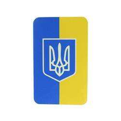M-Tac - Aufnäher - Flagge der Ukraine mit Wappen 80x50mm - Vertikal - 51304099.