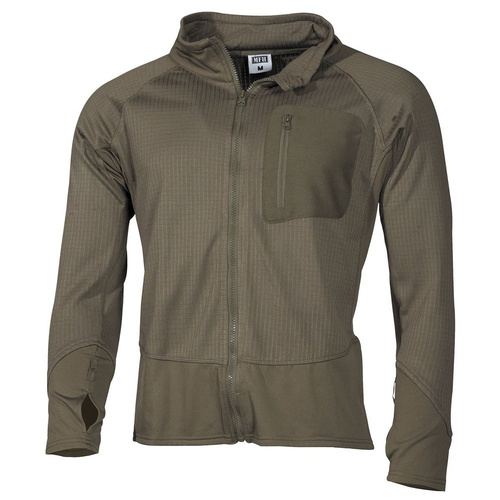 MFH - Thermo-Sweatshirt US Jacket Lining - Olive - 03202B - Militär-Sweatshirts