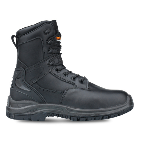 Bennon - Commodore S3 Militärstiefel - Leder - Regi-Tex - Schwarz - Z93860 - Schuhe - Bekleidung
