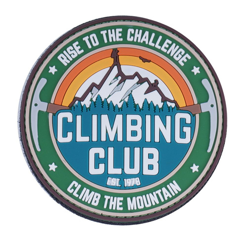 101 Inc. - 3D Aufnäher - Climbing Club - 444170-7379 -  3D PVC Morale Patches