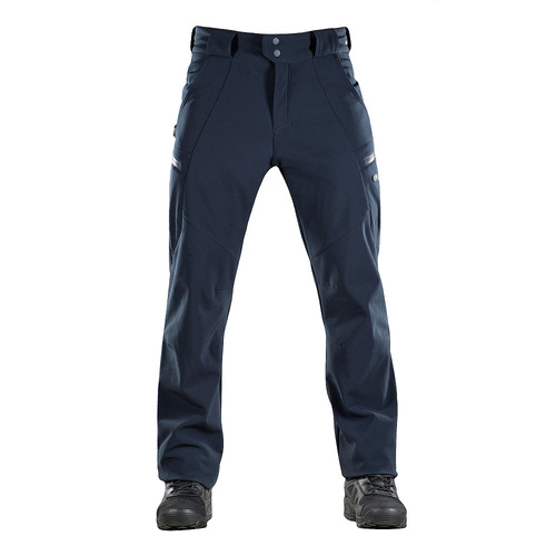 Bekleidung - M-Tac - Trekking Softshell Winterhose - Dark Navy Blue - 20306015 - Cargohosen