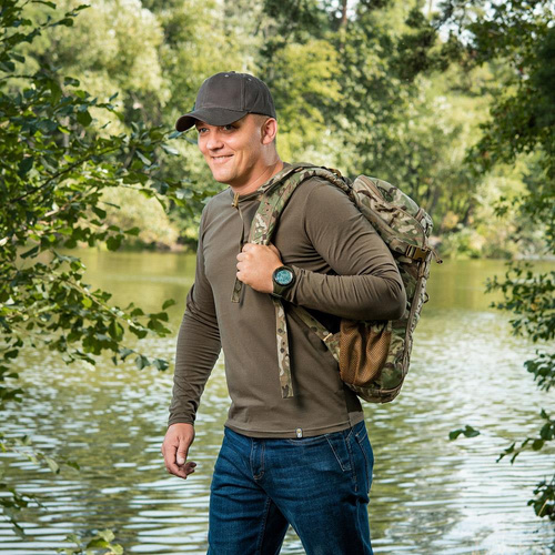 Bekleidung - M-Tac - Militärisches Langarm-T-Shirt - Dark Olive - 20067048 - Militär-T-Shirts