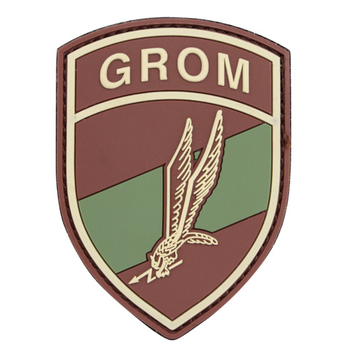 101 Inc. - 3D-Aufnäher - GROM - Multicamo - 444130-7071 -  3D PVC Morale Patches