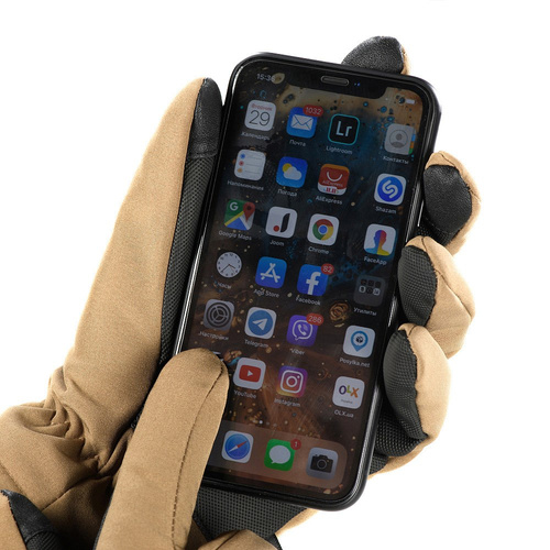 Handschuhe - M-Tac - Soft Shell Thinsulate taktische Handschuhe - Schwarz / Coyote Brown - 90308017