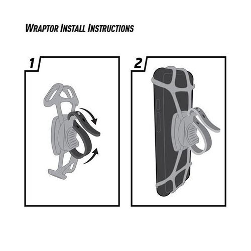 Verschiedenes - Nite Ize - Wraptor™ Drehbare Smartphone-Stangenhalterung - WPT-09-R3