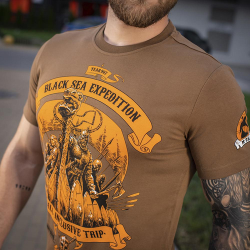 Bekleidung - M-Tac - Black Sea Expedition T-Shirt für Männer - Coyote Brown - 80025017 - T-Shirts