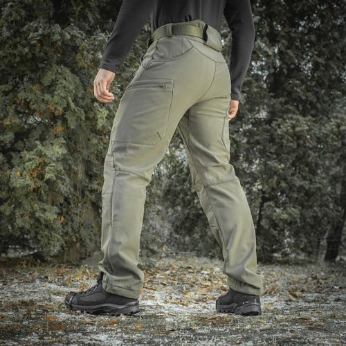 M-Tac - Trekking Softshell Winterhose - Olive - 20306001 - Cargohosen - Bekleidung