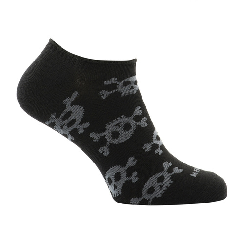 Bekleidung - M-Tac - Kurze Sommersocken mit Piratenschädel - Schwarz - 30907902 - Socken