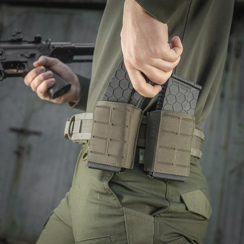 Ausrüstung - M-Tac - Flexible lasergeschnittene Tasche - AR / AK - Ranger Green - 10162023 - Magazin & Munitionstaschen