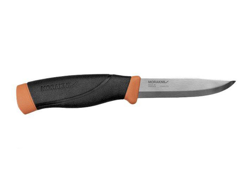 Messer - Morakniv - Companion Heavy Duty Messer - 12C27 - Schwarz / Orange - 13260