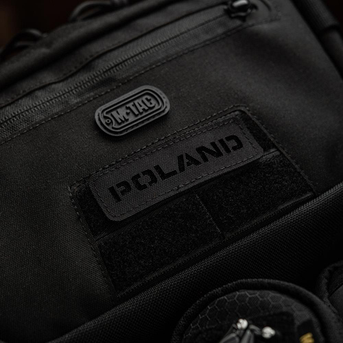 Verschiedenes - M-Tac - Aufnäher Polen 25x80 - Laserschnitt - Schwarz/Weiß - 51001002. - Andere