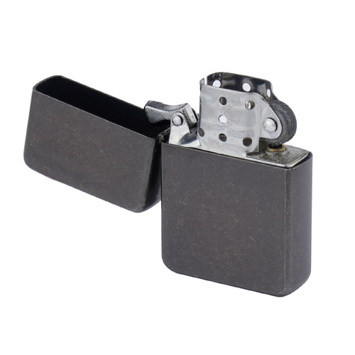 Feuer - Tasman - Benzinfeuerzeug - Antique Silver - Q310009