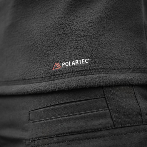 M-Tac - Militär-Fleece Delta Polartec Cardigan Raglan - Schwarz - 70022002 - Fleece-Sweatshirts