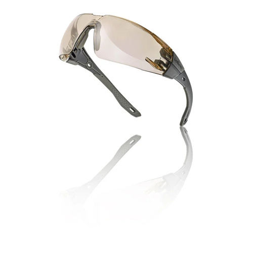 Bolle Safety - Schutzbrille RUSH+ 2.0 - EN ISO 16321-1 - Platinum - Copper - RUSPMN30E - Gesichtsschutz - Augenschutz