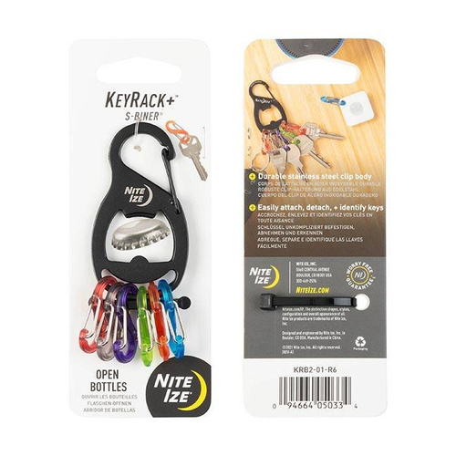 Nite Ize - KeyRack+™ S-Biner® Schlüsselsatz - Silber - KRB2-11-R6 - Nite Ize - Outdoor