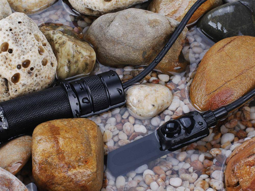 Taschenlampenschalter - Fenix - Gel-Schalter am Kabel - 25,4 mm - AER-02 V2.0