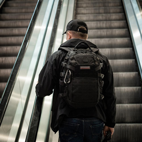 Flaggen - M-Tac - Polnischer Flaggenaufnäher - Fluoreszierend - Pixel - Laserschnitt - Schwarz / Rot / Weiß - 51005102