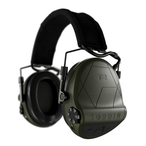 Sordin - Aktiver Gehörschützer Supreme T2 - Kopfbügel - Gel-Polster - Grün - 303006-11P (Green) - Aktive Kopfhörer