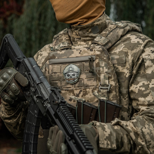 M-Tac – Emoji-Patch Nr. 4 Schnurrbart – PVC 3D – Camo – 51353504 - Andere