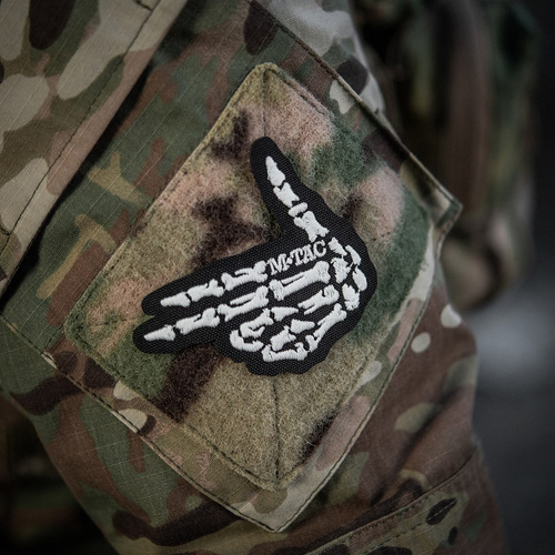 Andere - M-Tac – Skeleton Shooter Patch – Stickerei – 500D Cordura – Schwarz – 51375002