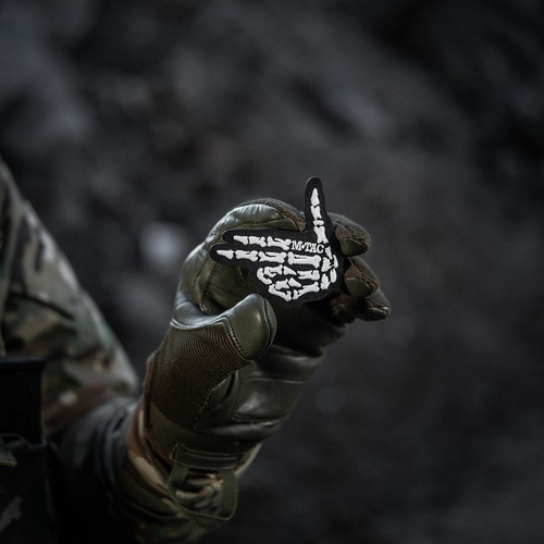 M-Tac – Skeleton Shooter Patch – Stickerei – 500D Cordura – Schwarz – 51375002 - Andere