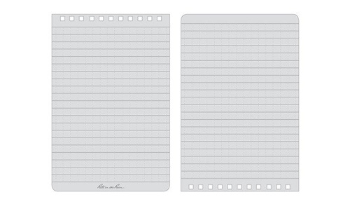 Rite in the Rain - Allwetter-Notizbuch - 4 x 6" - OR46 - Blaze Orange - Notizbücher & Zubehör - Verschiedenes