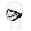 101 Inc. - Neopren-Halbmaske mit Totenkopfdruck - Schwarz - 219301-2801