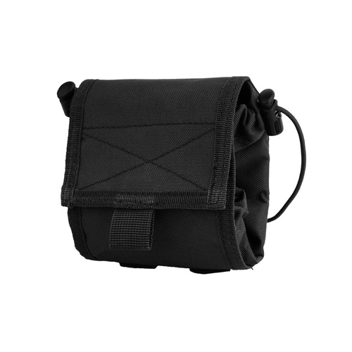 Mil-Tec - zusammenklappbare Dump Pouch - schwarz -16156402 - Drop Taschen - Ausrüstung