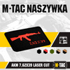 M-Tac - AKM 7,62 x 39 Lasergeschnittener Aufnäher - Schwarz/Rot - 51110233