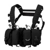 Direct Action - Taktische Weste Hurricane Hybrid Chest Rig® - Cordura® - Schwarz - CR-HRCN-CD5-BLK