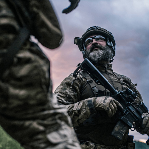 Mactronic - Helm Montierte Taktische Taschenlampe Storm 1LP - LED RGB - IR - Olive Drab - THL0051 - LED-Taschenlampen - Outdoor