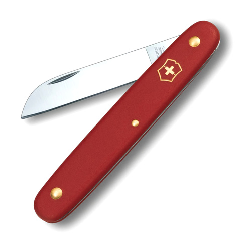 Victorinox - Taschenmesser Floralmesser - Sheepsfoot - 1.4410 - Rot - 3.9050.B1 - Taschenmesser & Schweizermesser