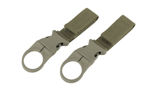 101 Inc. - MOLLE Wasserflaschen Tragering - 2 Stück - Oliv Grün - JF007 - Andere