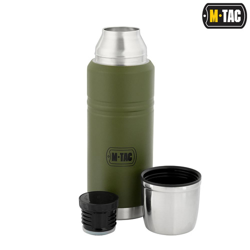 M-Tac - Edelstahl-Thermoskanne - 750 ml - Olive - UN-B04-750A - Tassen & Thermoskannen - Outdoor