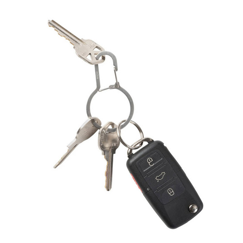 Nite Ize - Doppelkammerkarabiner DualPass - Stahl - Silber - DDK-11-R3 - Stahlkarabiner